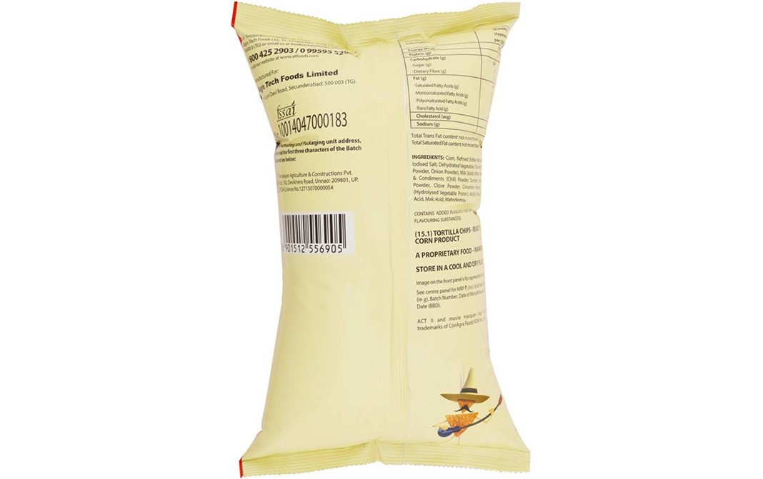 Act II Nachoz Tomato Crispy "n" Crunchy   Pack  150 grams
